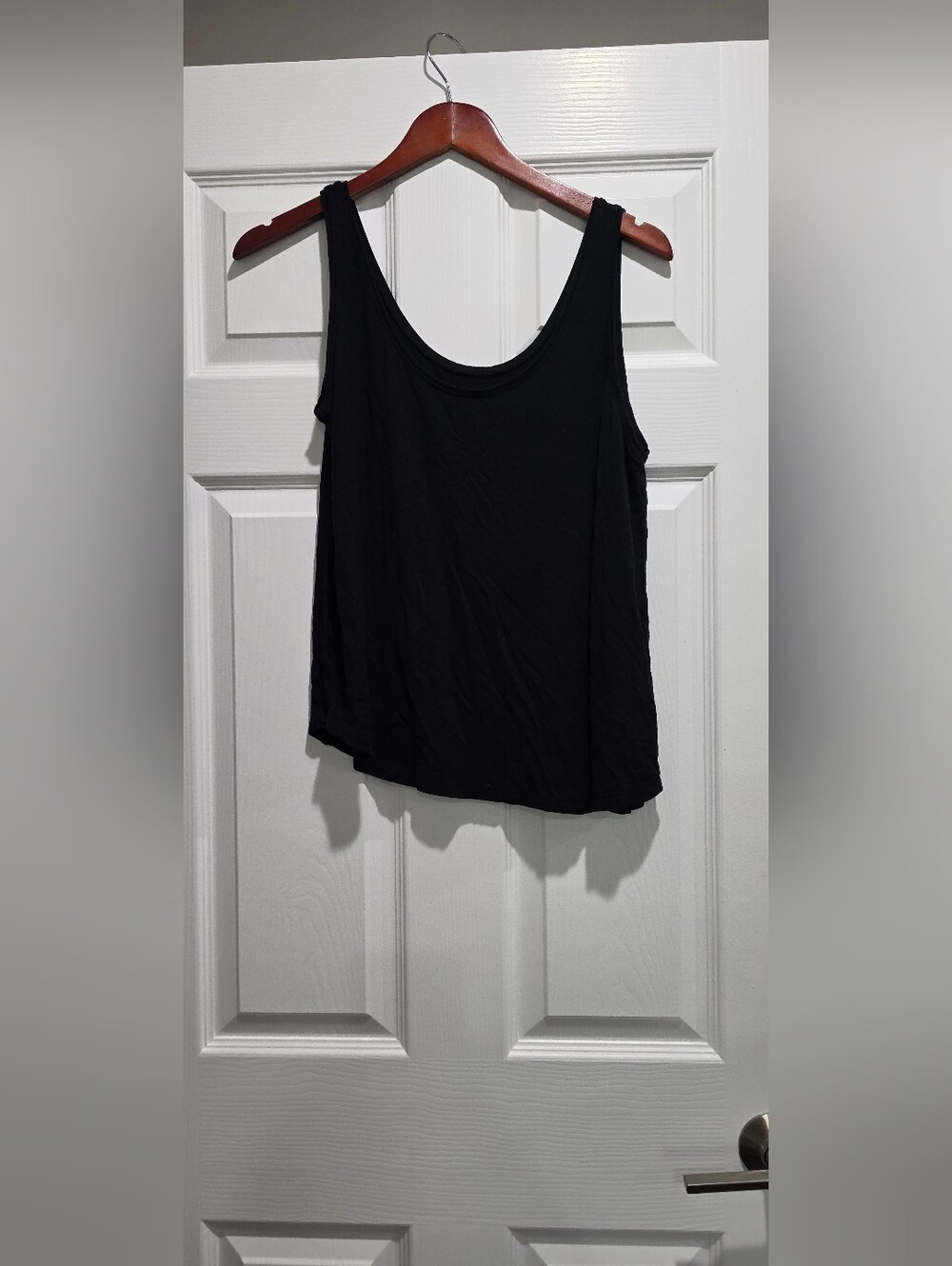 a new day Black Scoop Neck Tank Top